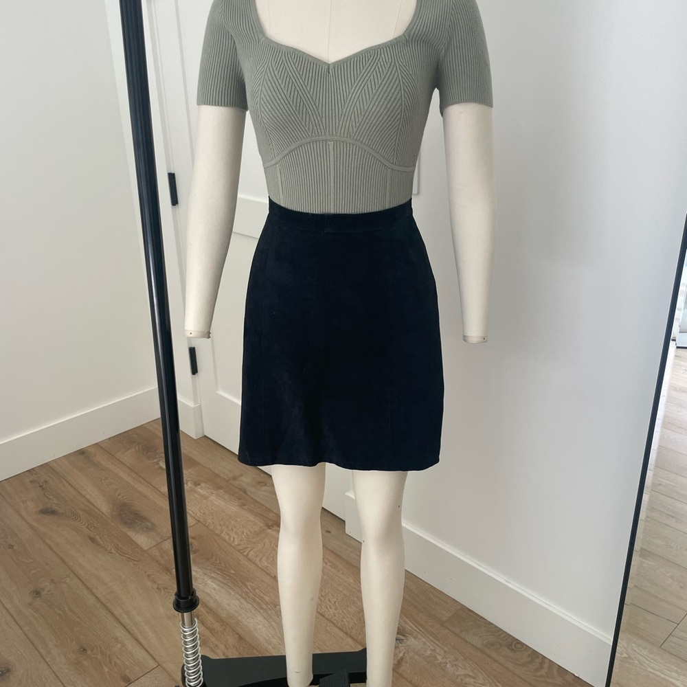 Classic Black A-Line Women's Skirt